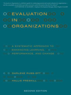 cover image of Evaluation in Organizations